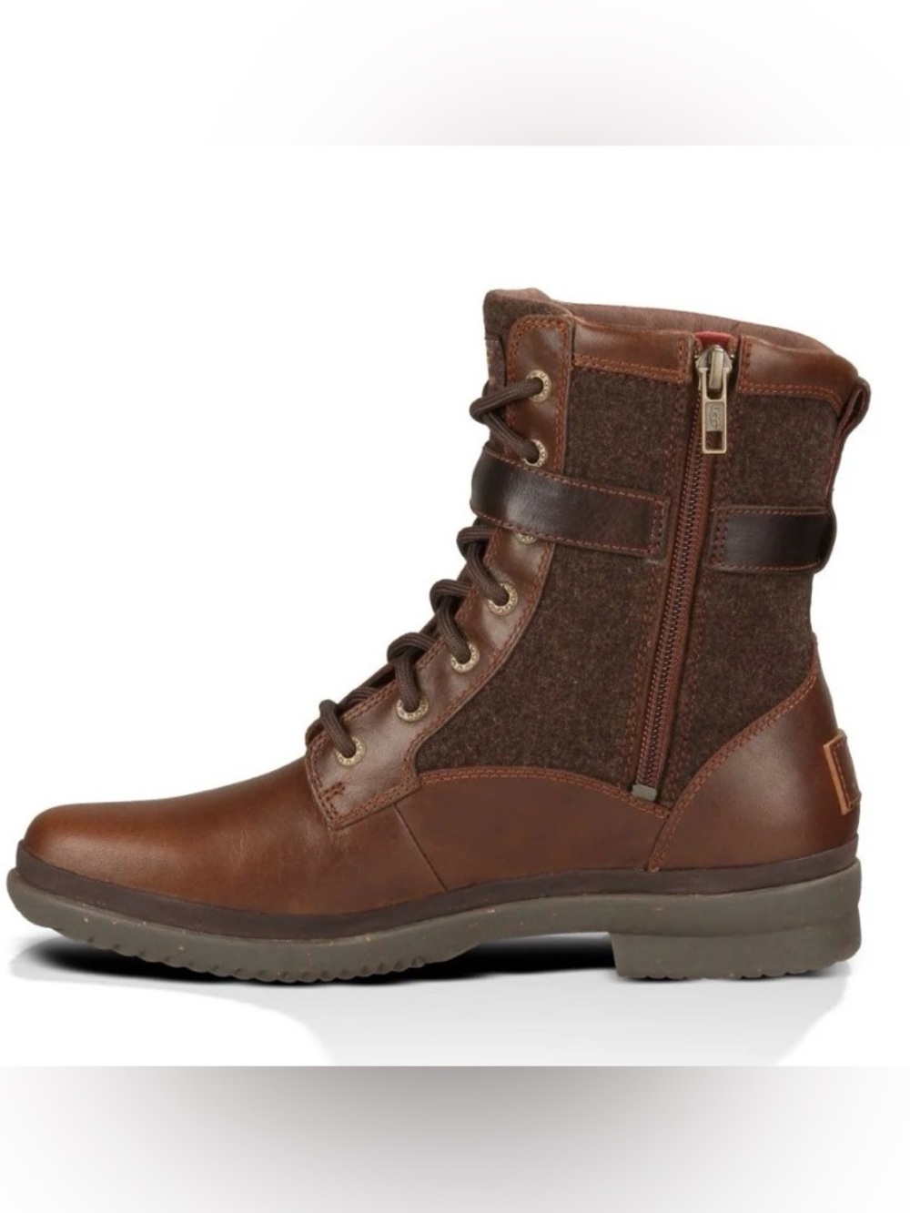 Ugg Kesey “Chestnut Brown” Boots Waterproof Wool interior Women’s 8.5 New w/ Box